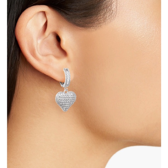 CZ Heart Drop Earrings
Tasha NEW - Picture 2 of 4
